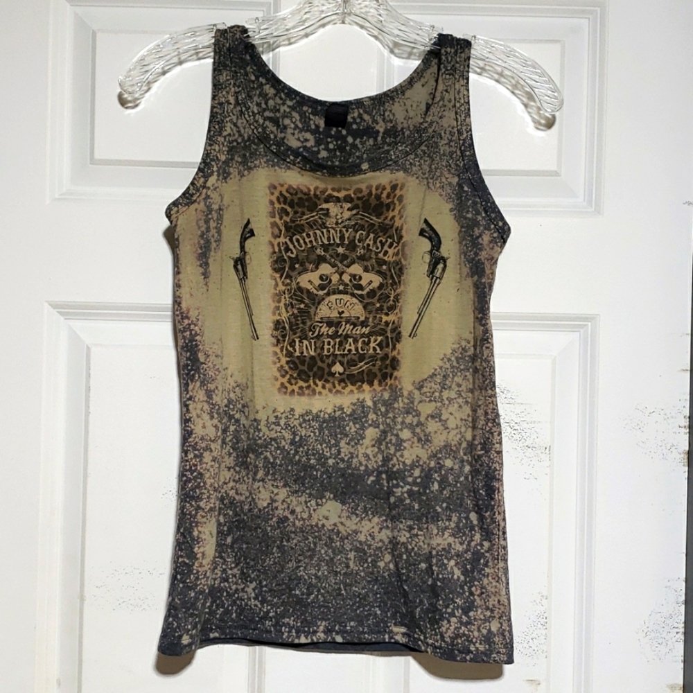 Johnny Cash Tank womens sm